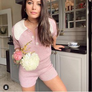 NWT ZARA Knit Jumpsuit Playsuit S Blogger’s Fav